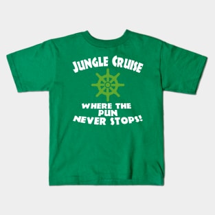 Jungle Cruise - Where the Pun Never Stops Kids T-Shirt